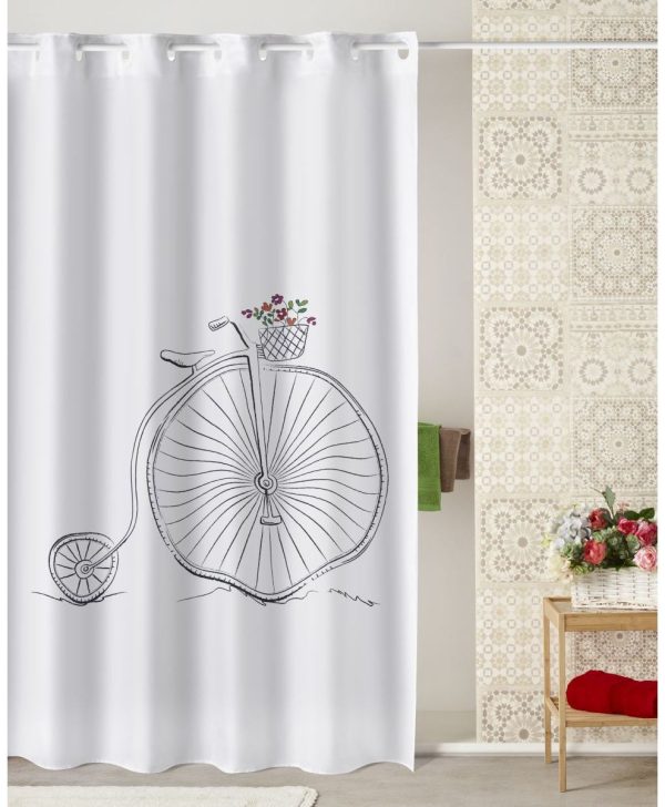 perdea alba dus retro bicicleta 289 Bike